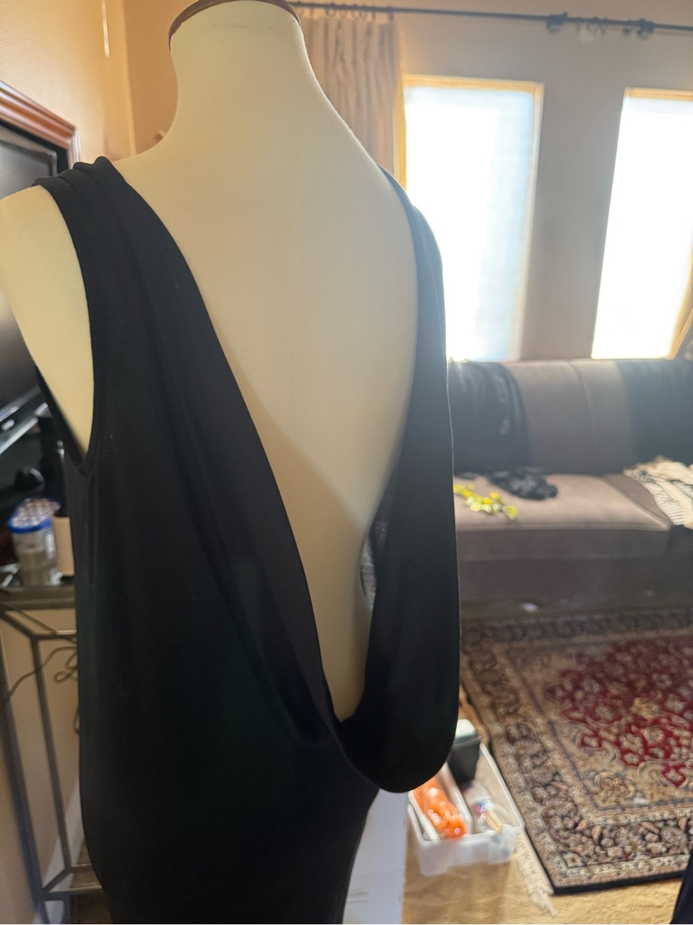 Elijah Backless Cowl Midi Dress-Rare - Picture 7 of 11
